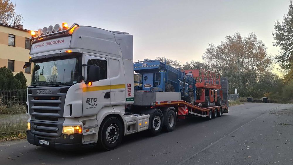 Transport HDS Pomoc drogowa niskopodwoziowy Wrocław