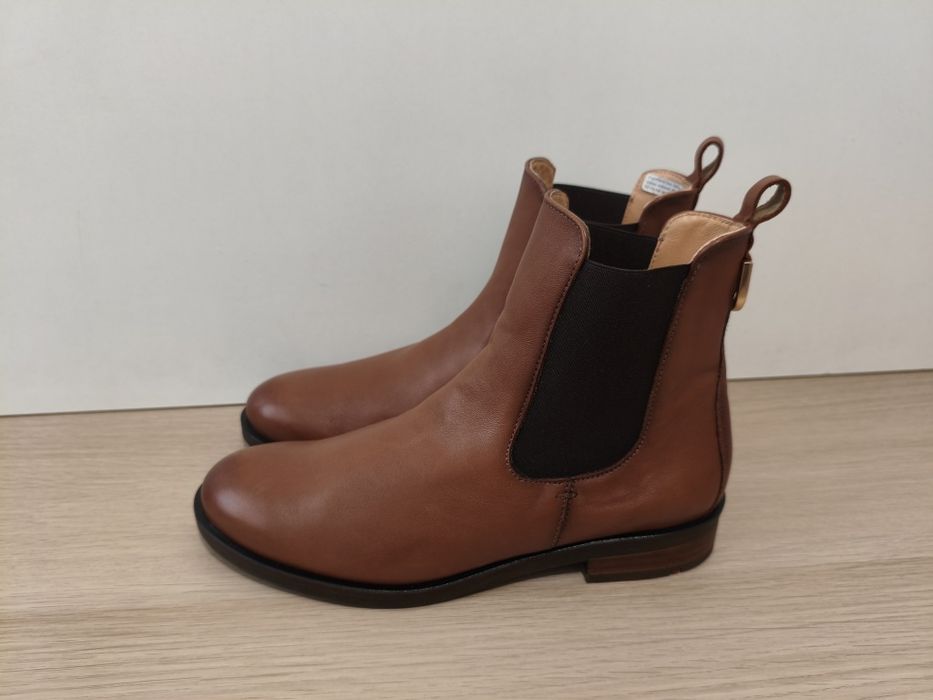 Buty Lloyd botki skórzane damskie brązowe modne 38 24,5cm