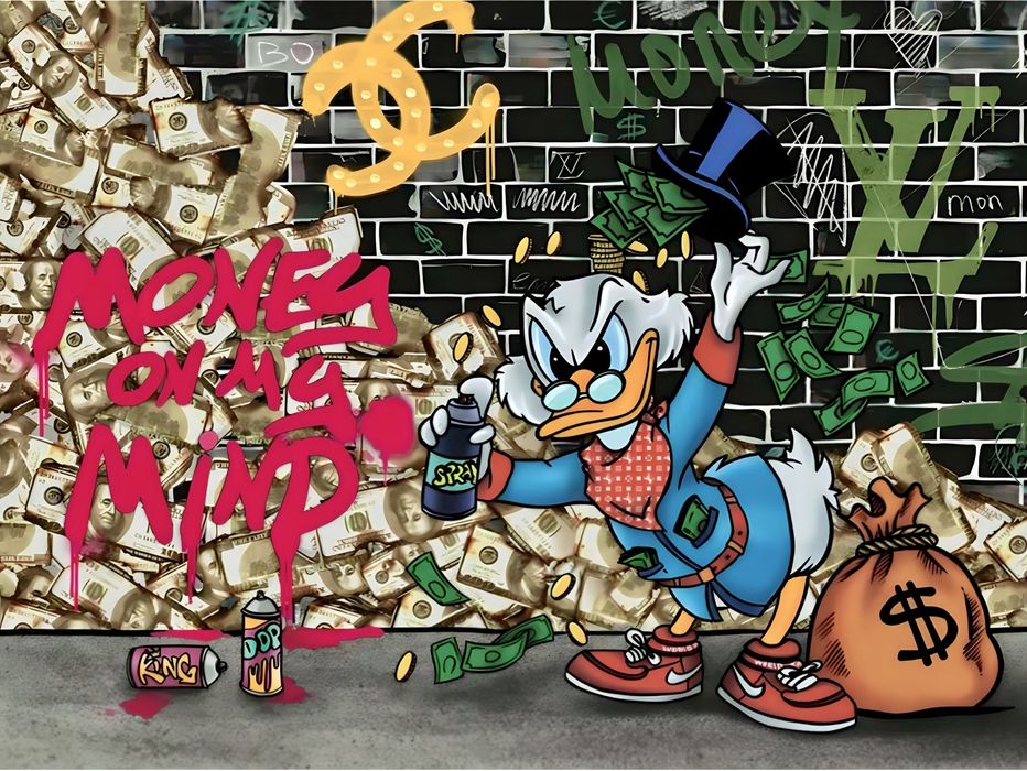 Картина bitcoin Alec Monopoly та інші
