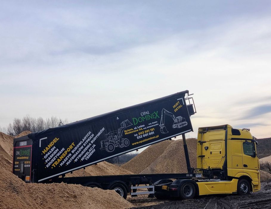 Usługi transportowe wywrotki oski i wanny
