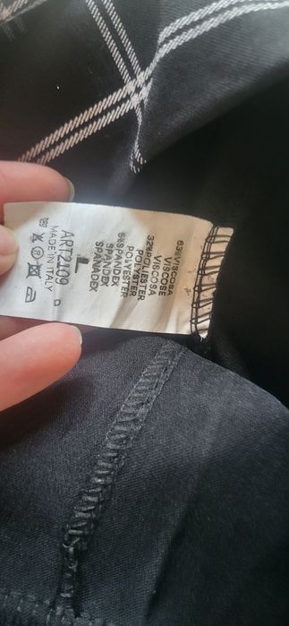 Spodnie krata klasyczne