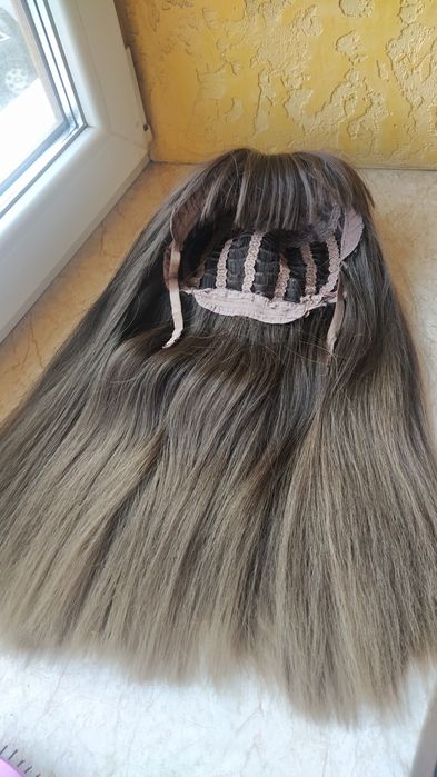 Термостійка пряма перука