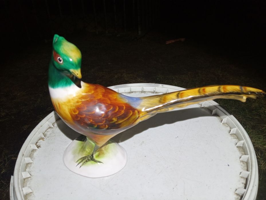 Bażant porcelana figurka Węgry