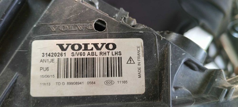 VOLVO S/V60 abp rht lhs