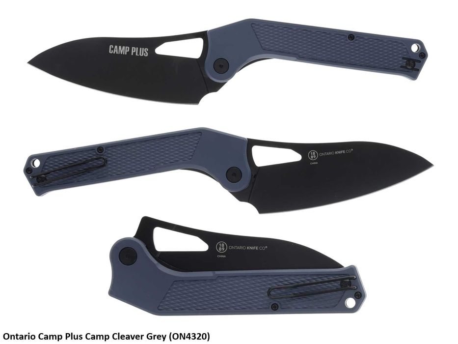 Ніж Ontario Camp Plus (EDC, Santoku, Chef, Cleaver)