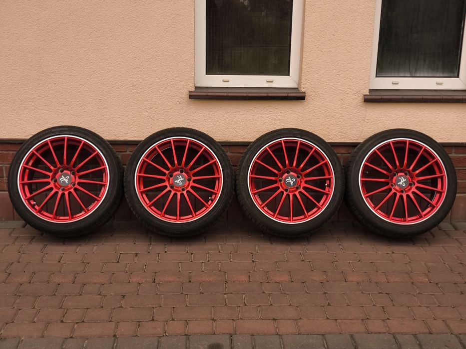 →Felgi+opony Keskin KT15 18x8 ET45 5x112 motec vossen Japan racing mam