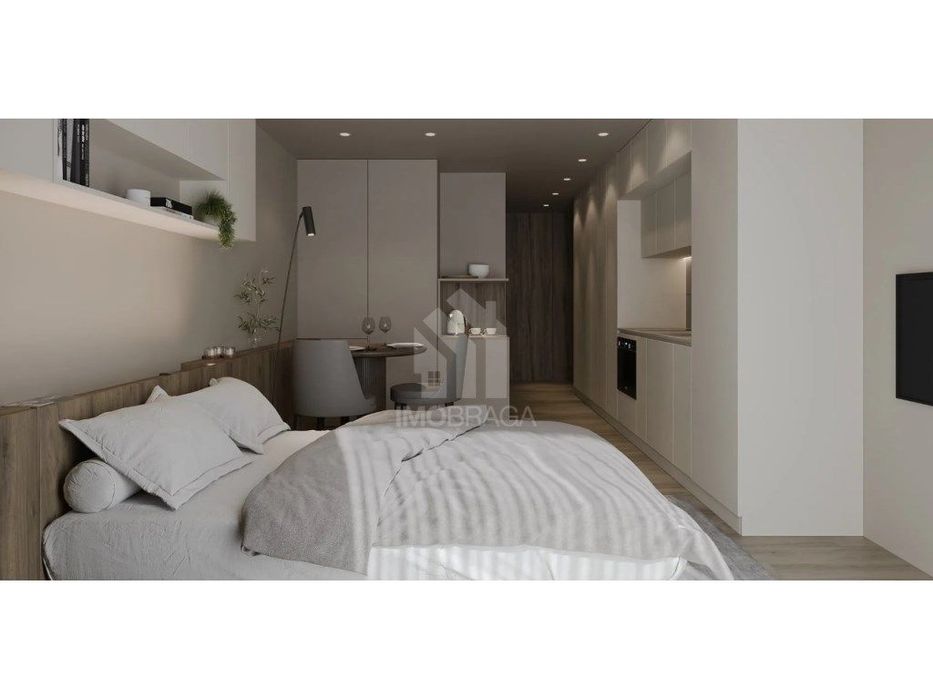 Fantástico Apartamento T0 Novo em São Vítor, Braga - Conclusão 1º S...
