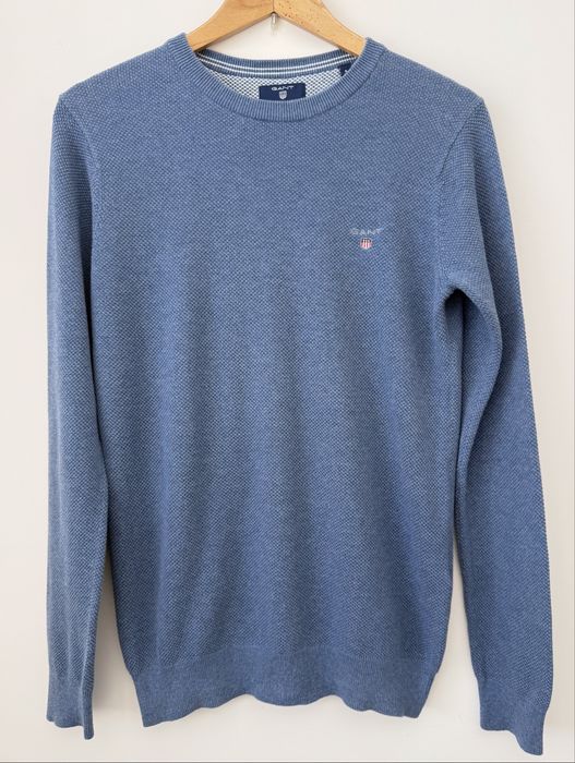 GANT – męski sweter z bawełny, rozmiar S