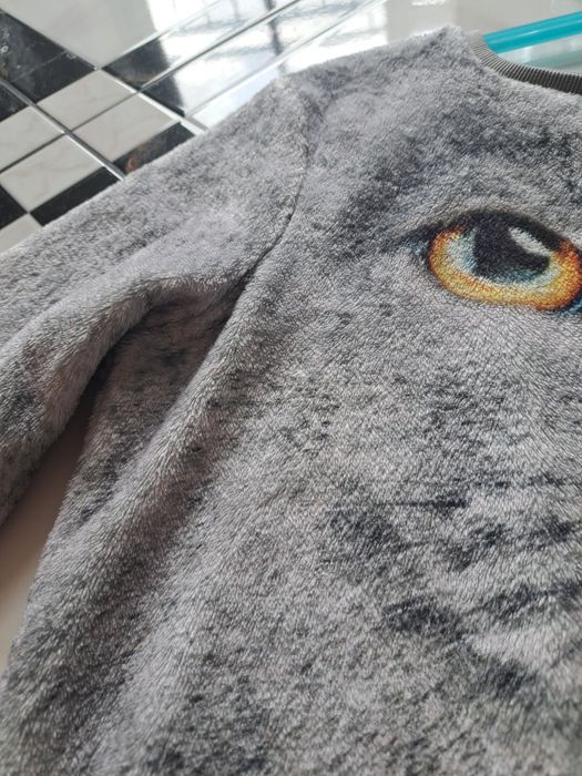 Светр шерпа з принтом, на 10р.