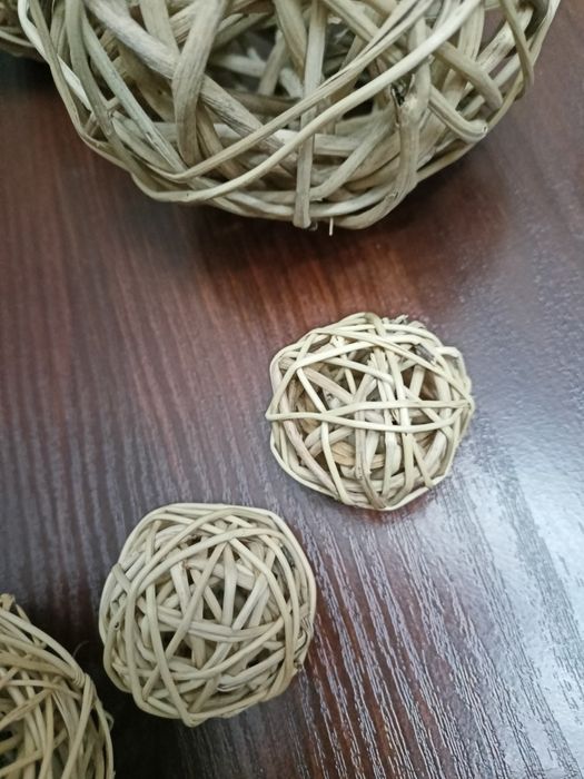 kule rattanowe zestaw