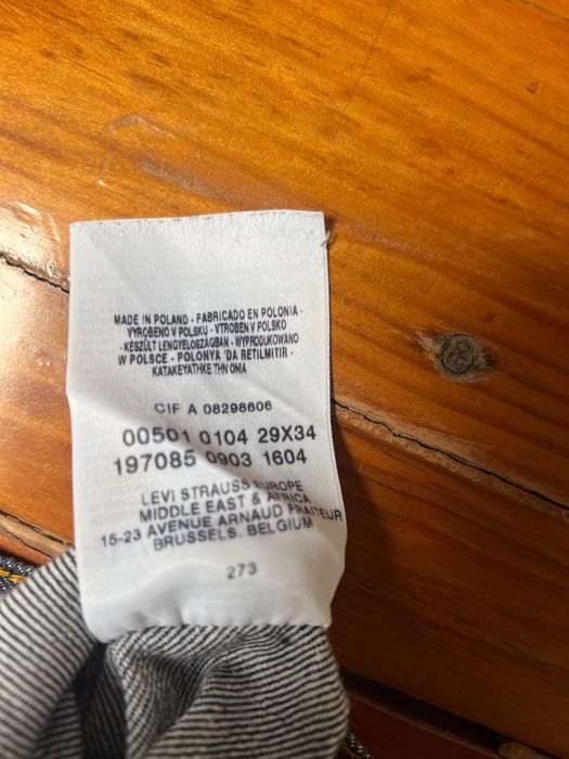 Vendo Levi’s 501 - W29 L34 - p Senhora