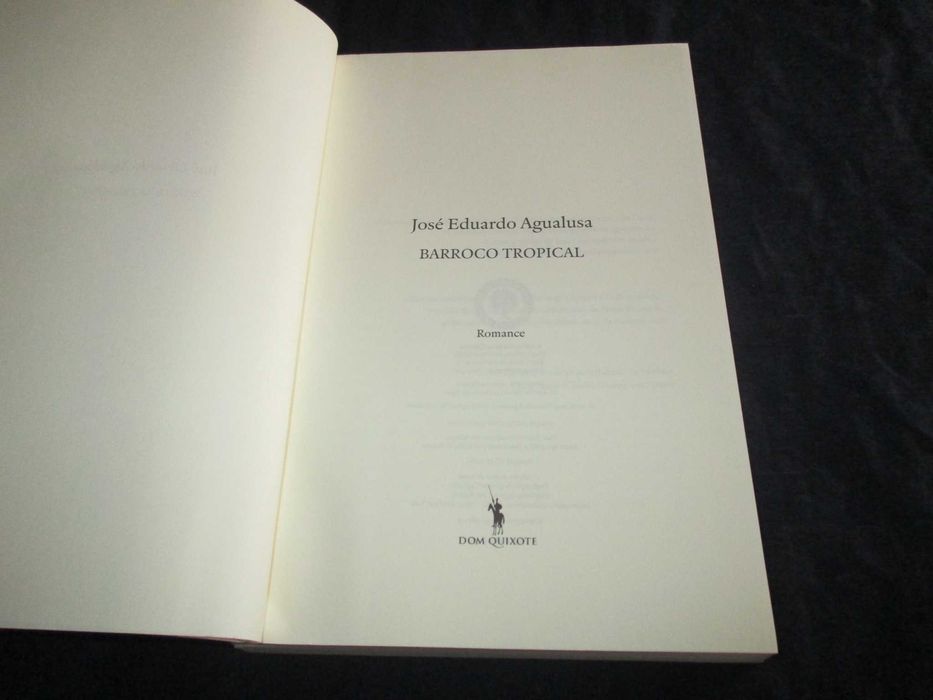 Livro Barroco Tropical Agualusa Dom Quixote