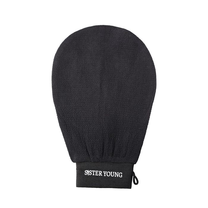 Sister złuszczająca rękawica do peelingu ciała Black
