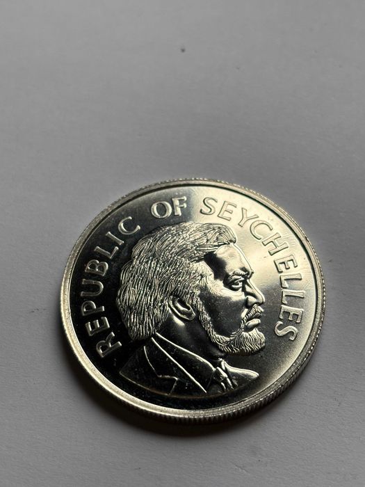 25 Rupees Silver Jubilee; Proof Seychelles 1977