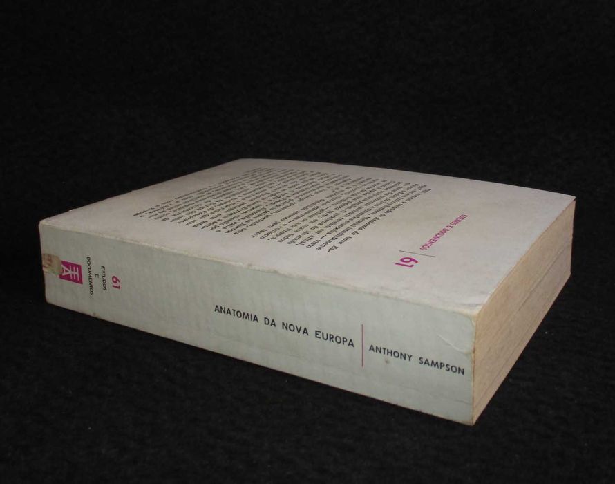 Livro Anatomia da Nova Europa Anthony Sampson