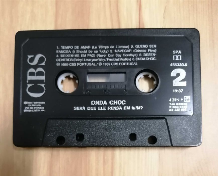 Onda Choc Será que Ele Pensa em Mim cassete