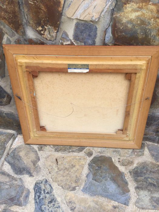 Pintura a óleo Original António Barata Assinado Castelo São Jorge LX