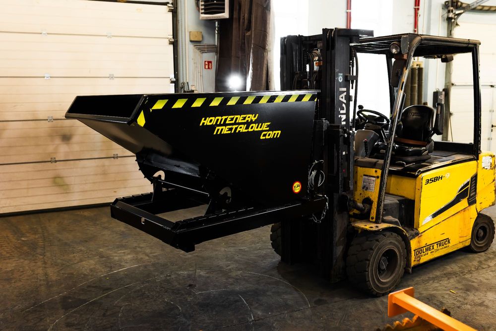 Kontener / Koleba / Kontener samowyładowczy / Kontener metalowy 900L