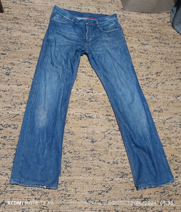 Calças Prada 33 de ganga