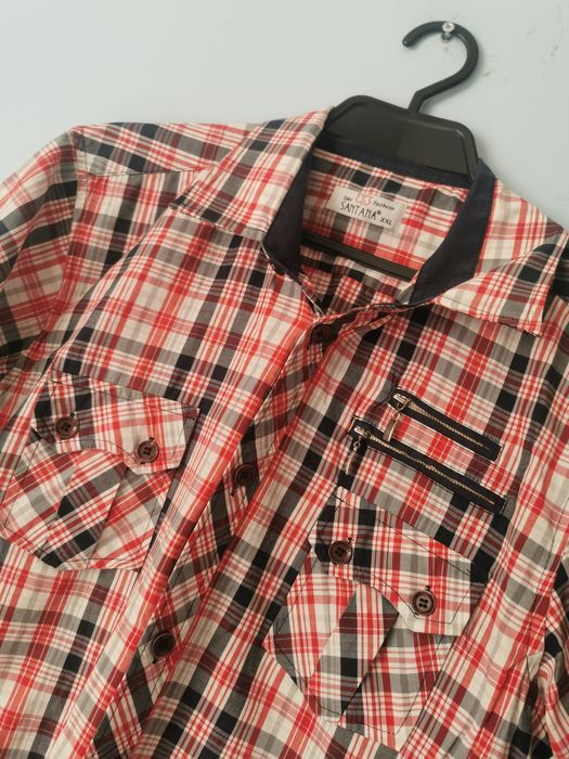 Koszula w kratkę 2 XL męska