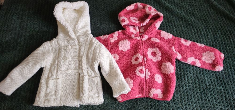 Теплі кофтинки на весну 12-18 міс
