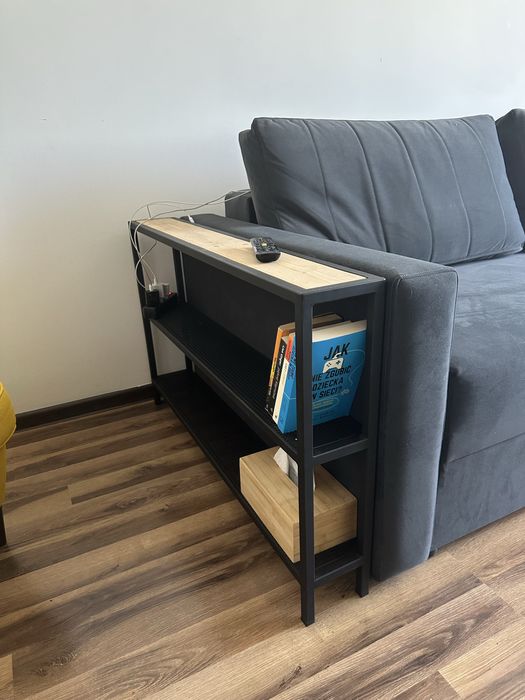 Konsola z polka styl loftowy polka na piloty