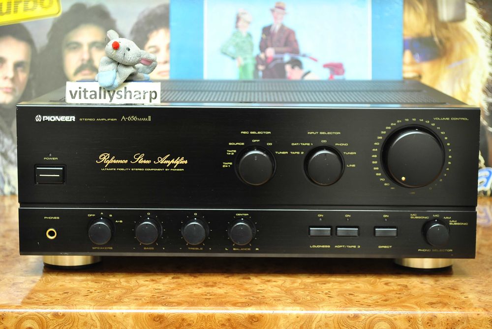PIONEER A-656 MARK II (13s) - Reference Stereo Amplifier! 15кг 80вт