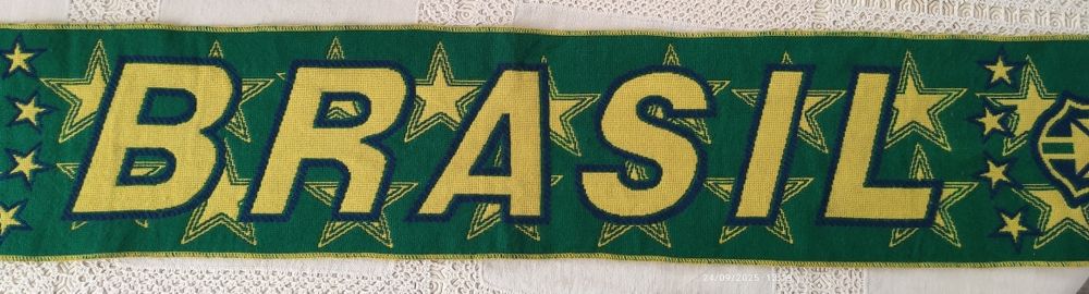 Cachecol da seleção do Brasil