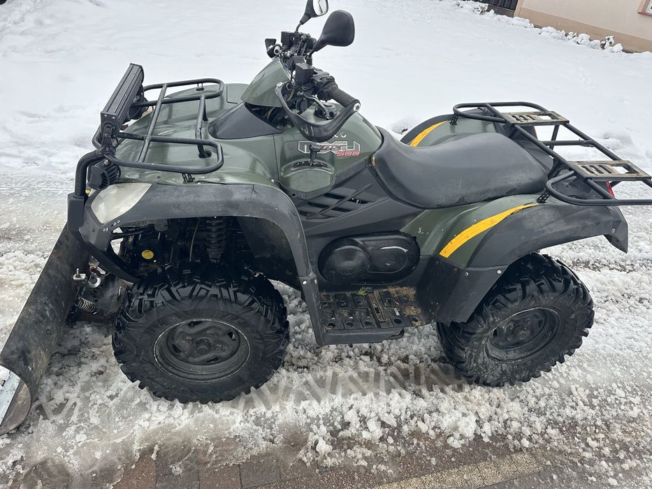 Kymco MXU 500 IRS Zarejestrowany Pług 4x4 blokada reduktor hak led