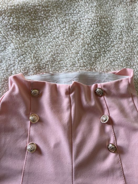 Eleganckie różowe legginsy S