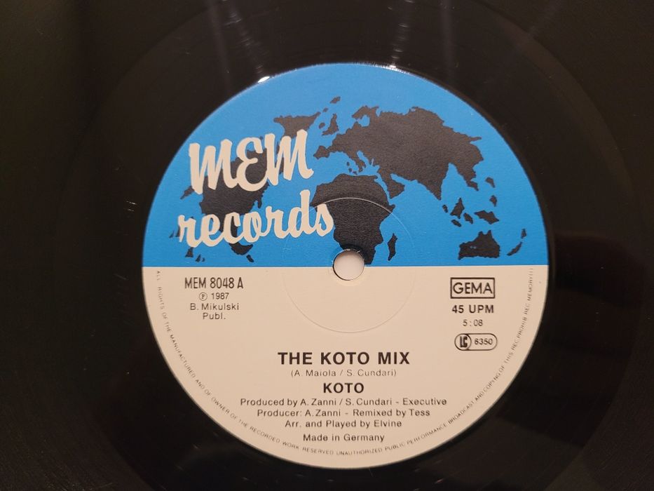 KOTO  - The Koto Mix / JABDAH  - Maxi 12" - winyl ITALO DISCO