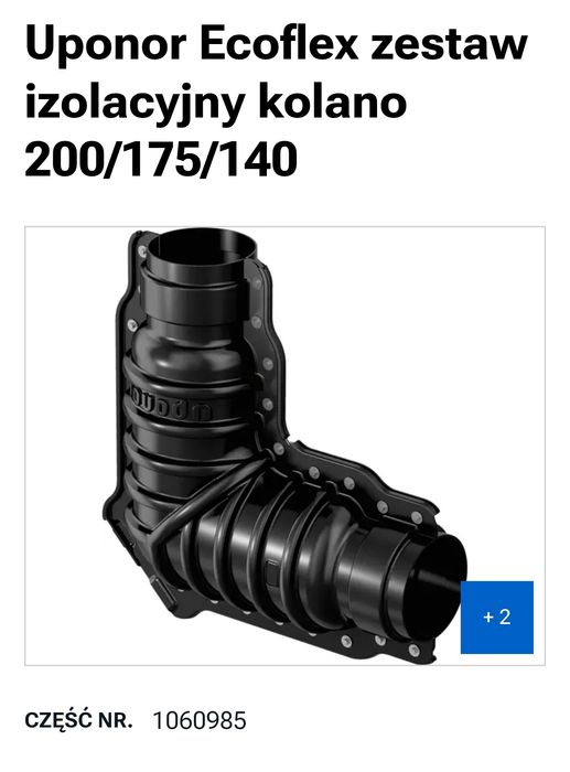 Zestaw izolacyjny kolano Uponor