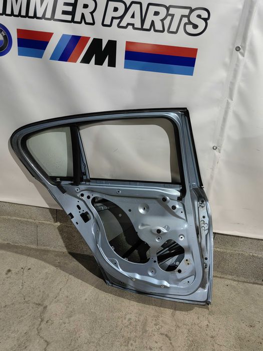Porta traseira esquerda azul BMW serie 1 F20