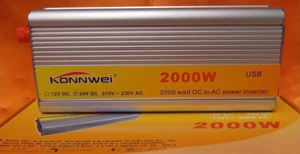 Преобразователь тока 12v - 220v 2000 ватт‼️ Инвертор аналог генератора