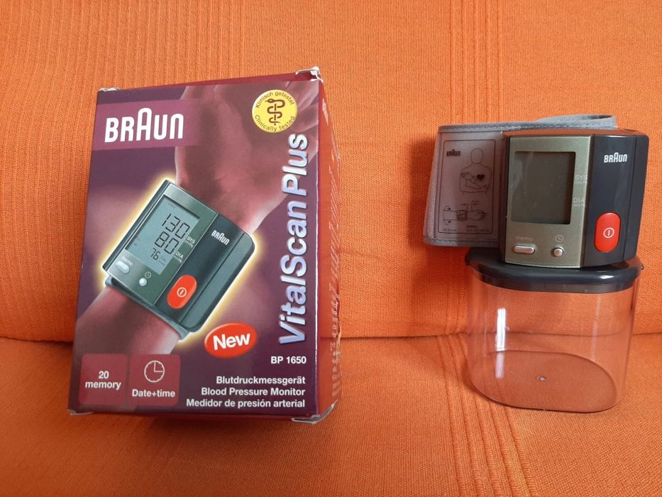 Medidor tensão arterial. Novo.BRAUN.