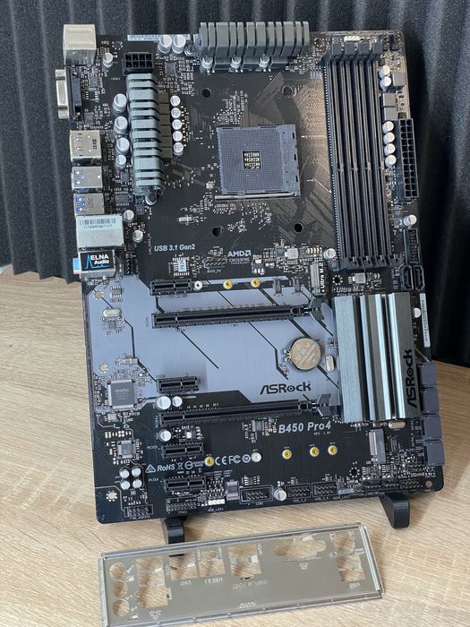 asrock b450m pro4 - купить комплектующие для ПК - Цена на OLX.ua