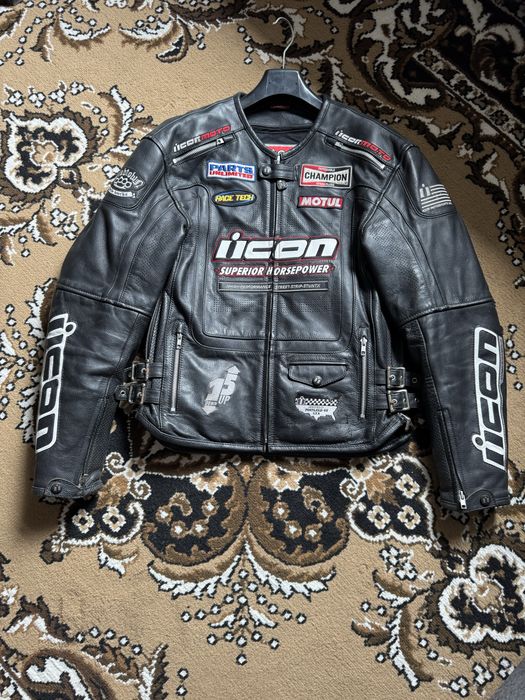 Icon victory jacket кожаная куртка