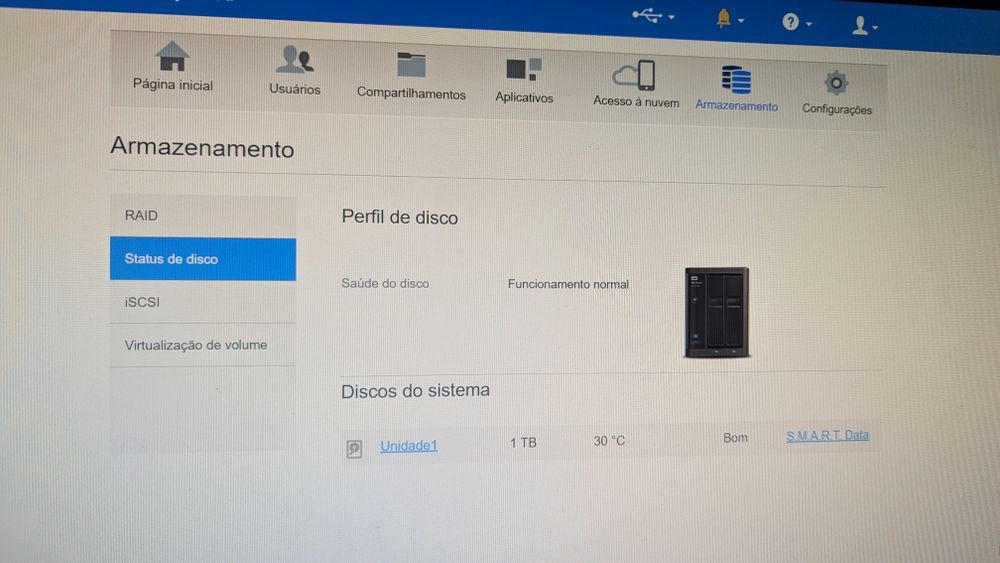 NAS - Western Digital PR2100 + HDD 1 TB.