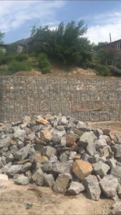 Габион Габіон плетений Сітка габіонна будівельна з доставкою виробник