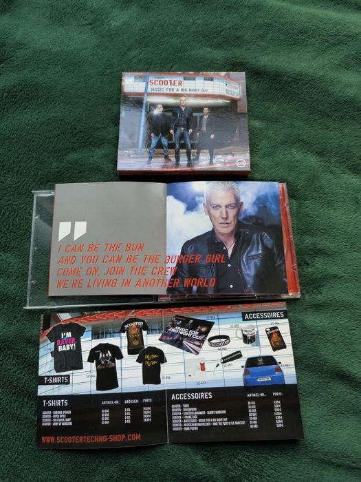 SCOOTER "Music For A Big Night OUT" stan idealny jak nowy.