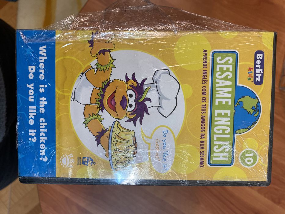 Coleção SESAME ENGLISH (RBA) | VHS | Como Novo