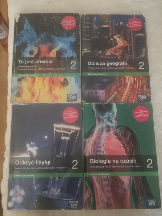 Podręczniki do Technikum kl. 2 i 3