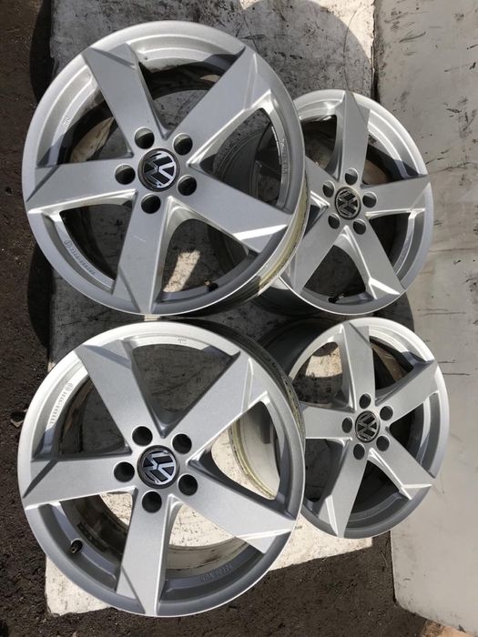 Диски Rial Volkswagen 5:112r17 Титаны Комплект Б/у Склад Оригинал