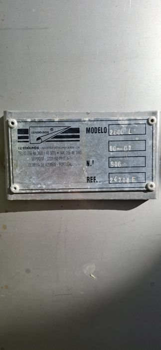 Cuba em inox 2600 Litros