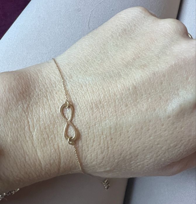 Celebrytka 585 ze znakiem nieskończoności