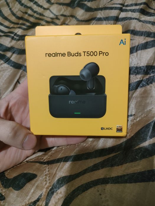 TWS Глобальные наушники Realme Buds T500 Pro.Оригинал.Multipoint-3#
