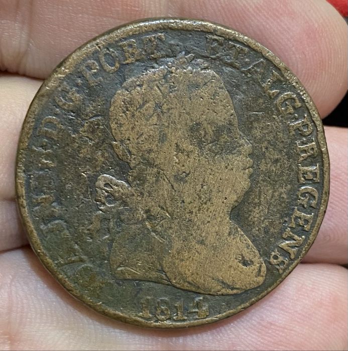 40 Reis Coin of D. João as Regent, 1814