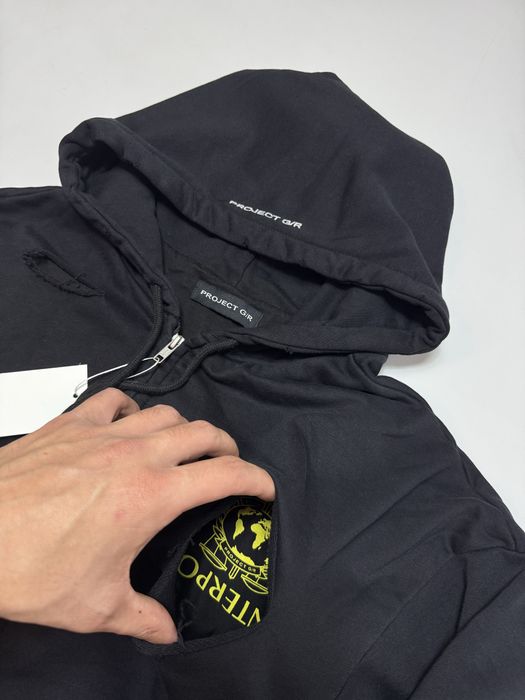 Зіп худі Grailz Project G/R M L ERD Oversized Rick Zip up hoodie