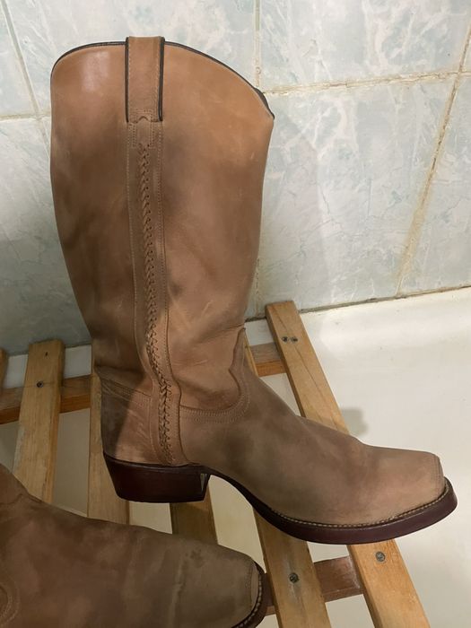 Сапоги  мужские нубук