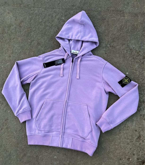 Зіп худі Stone Island м’ятний S M L Кофта Стонік Зип худи Стон Айленд